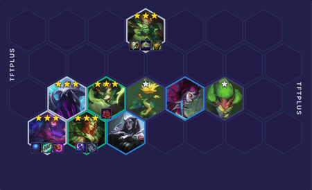 Đội hình Veigar Thần Rừng Thuật Sư Reroll TFT mùa 18